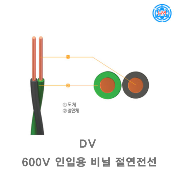 600V 인입용 비닐절연전선(DV)